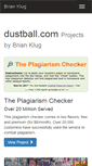 Mobile Screenshot of dustball.com