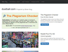 Tablet Screenshot of dustball.com